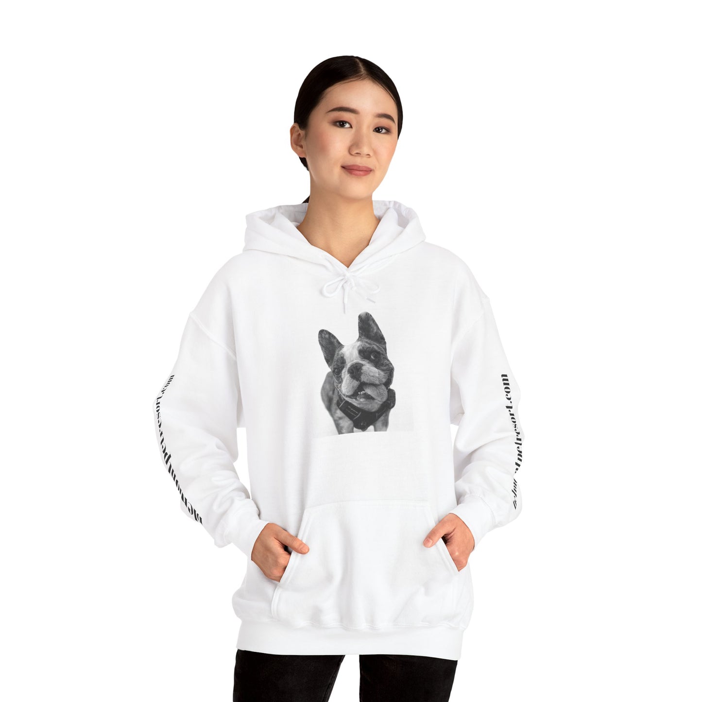 Elvis - Pet Lover's Unisex Hoodie with Custom Dog Design, Cozy Animal Sweatshirt for Dog Lovers, Perfect Gift for Pet Owners, Casual Wear