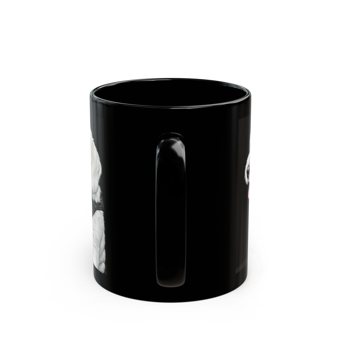 Benny - Custom Pet Lover Mug, Black Mug for Dog Owners, Personalized Coffee Cup, Perfect Gift for Dog Lovers, Animal Rescue Fundraising