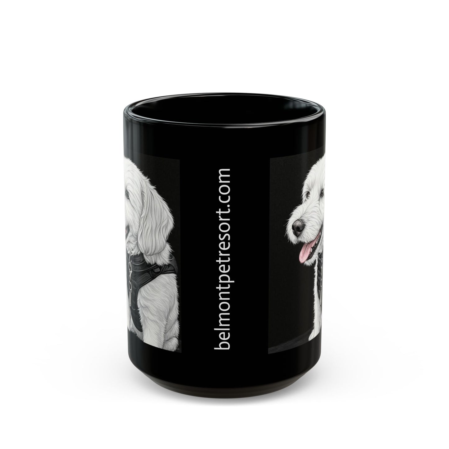 Benny - Custom Pet Lover Mug, Black Mug for Dog Owners, Personalized Coffee Cup, Perfect Gift for Dog Lovers, Animal Rescue Fundraising