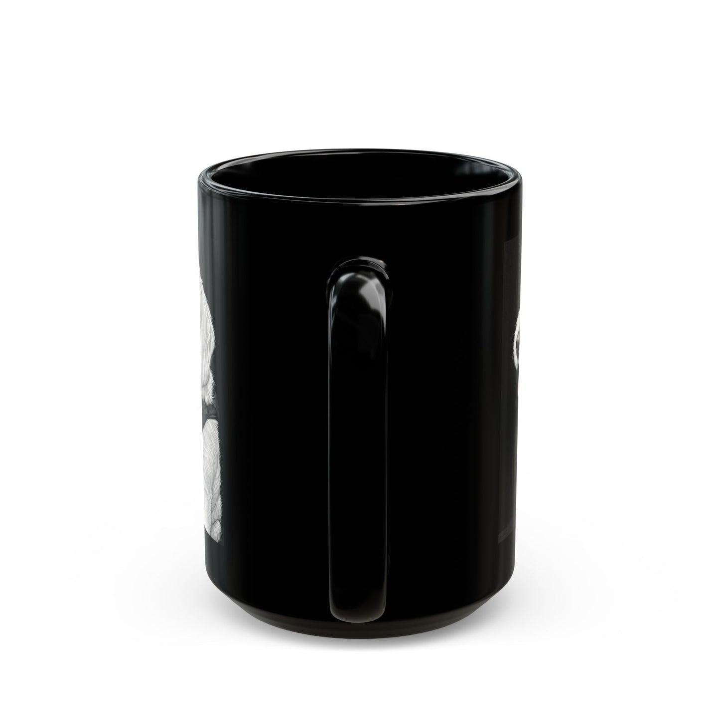 Benny - Custom Pet Lover Mug, Black Mug for Dog Owners, Personalized Coffee Cup, Perfect Gift for Dog Lovers, Animal Rescue Fundraising