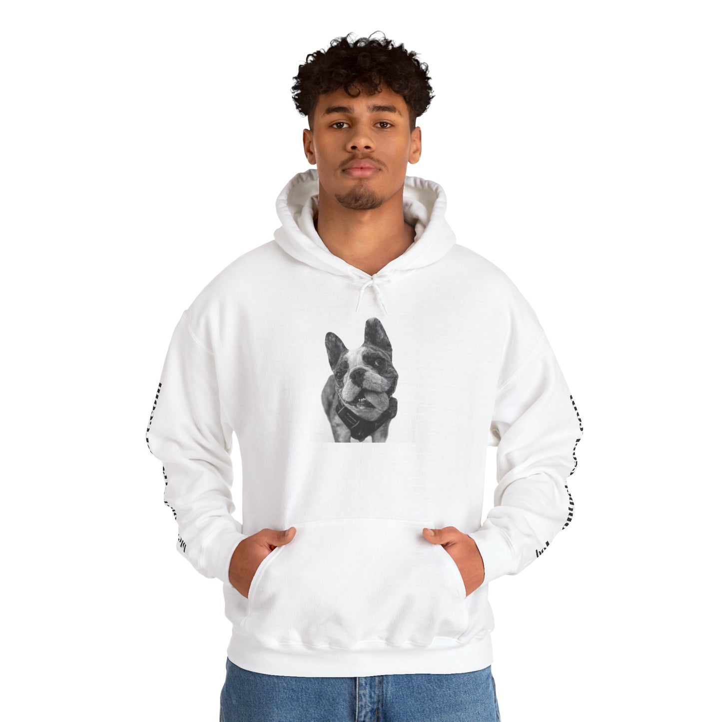 Elvis - Pet Lover's Unisex Hoodie with Custom Dog Design, Cozy Animal Sweatshirt for Dog Lovers, Perfect Gift for Pet Owners, Casual Wear