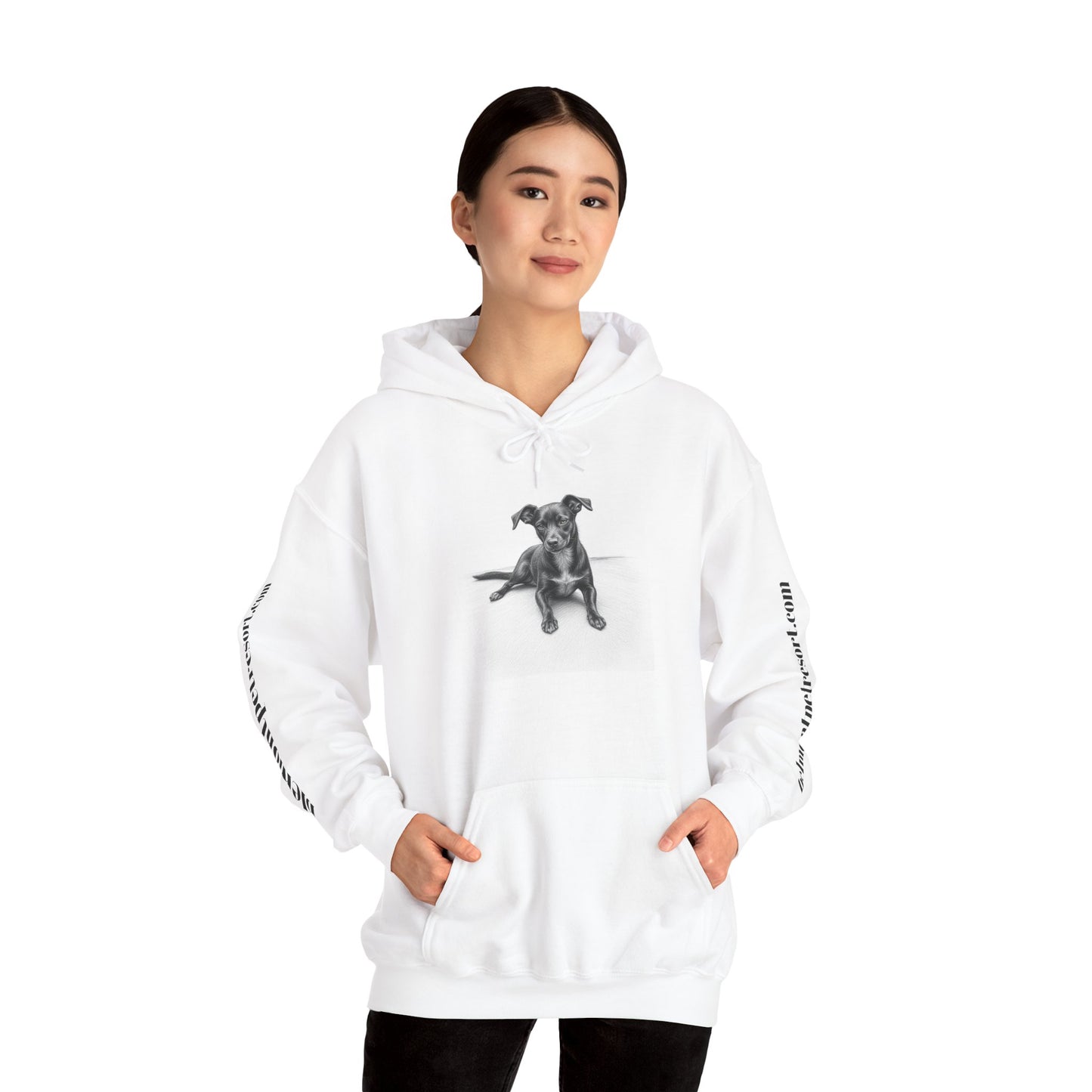 Selene - Pet Lover's Unisex Hoodie with Custom Dog Design, Cozy Animal Sweatshirt for Dog Lovers, Perfect Gift for Pet Owners, Casual Wear
