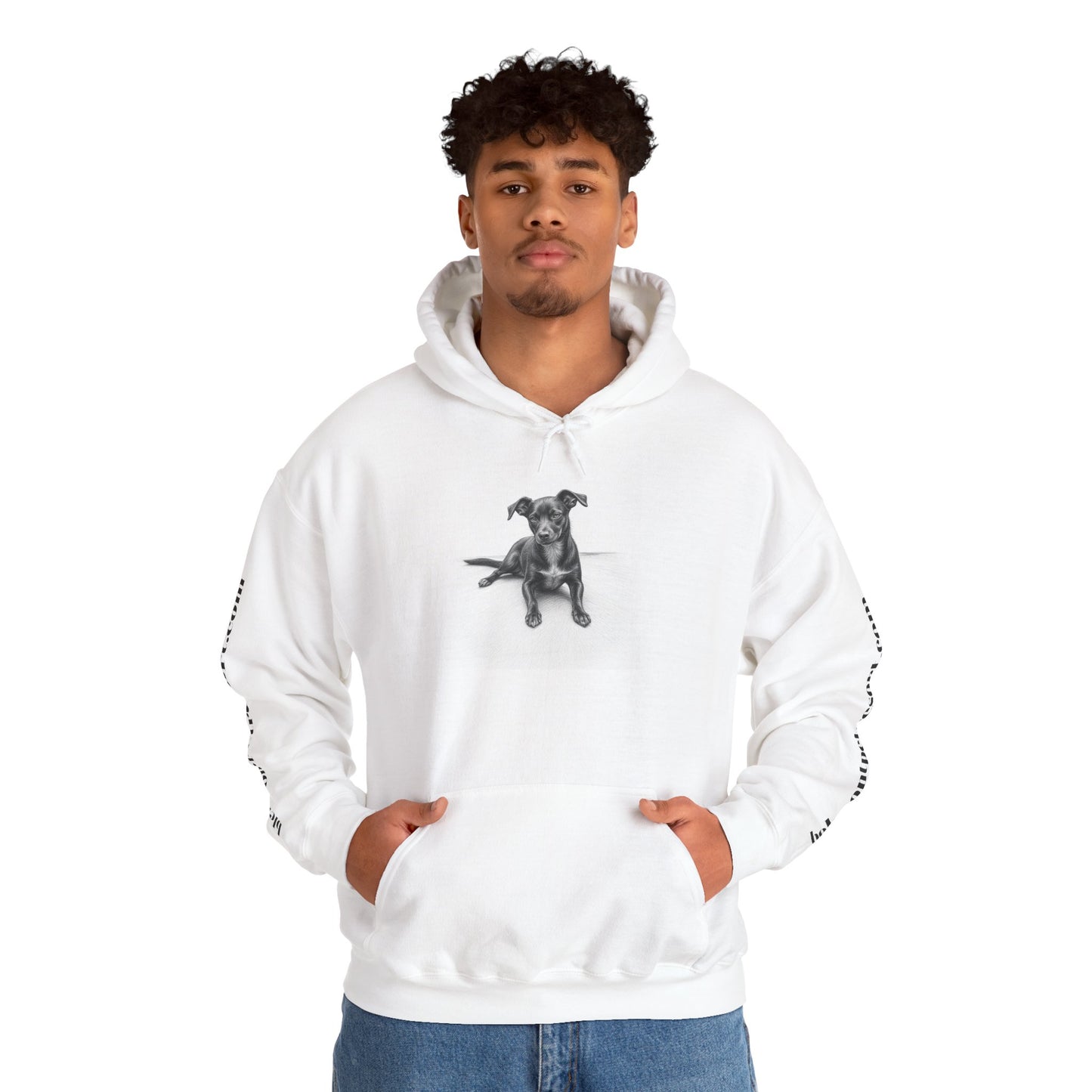 Selene - Pet Lover's Unisex Hoodie with Custom Dog Design, Cozy Animal Sweatshirt for Dog Lovers, Perfect Gift for Pet Owners, Casual Wear