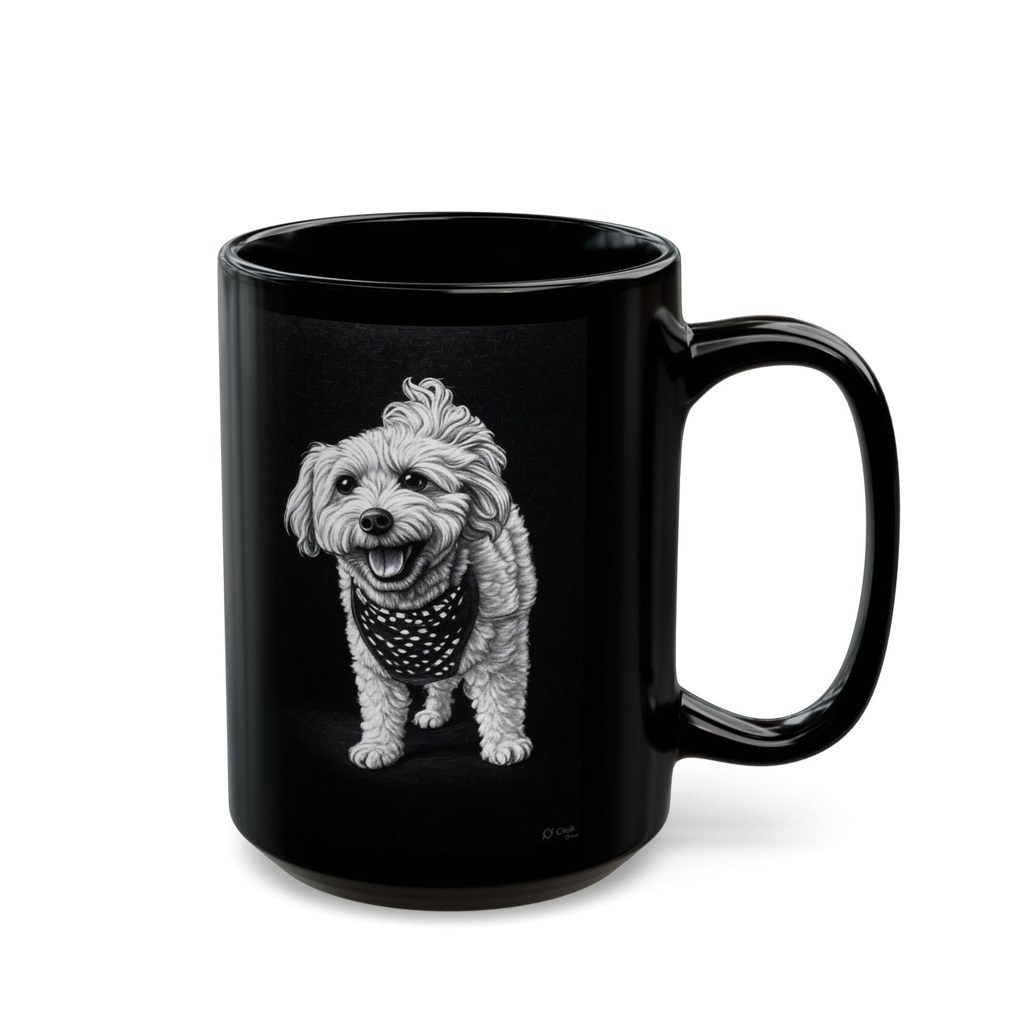 Buggs - Custom Pet Lover Mug, Black Mug for Dog Owners, Personalized Coffee Cup, Perfect Gift for Dog Lovers, Animal Rescue Fundraising