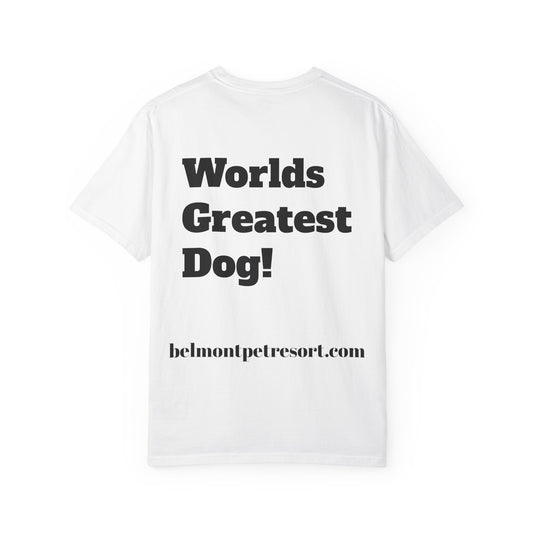 Elvis - Dog Lover's Unisex T-Shirt - Worlds Greatest Dog - Gift for Dog Owners