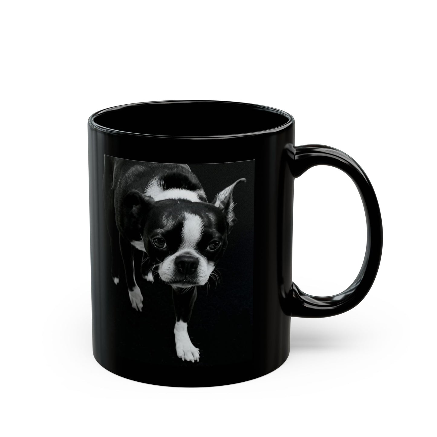 Zoja - Custom Pet Lover Mug, Black Mug for Dog Owners, Personalized Coffee Cup, Perfect Gift for Dog Lovers, Animal Rescue Fundraising
