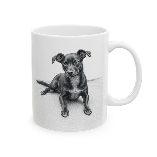 Selene- Dog Lover's Ceramic Mug - Pet Gift for Dog Owners