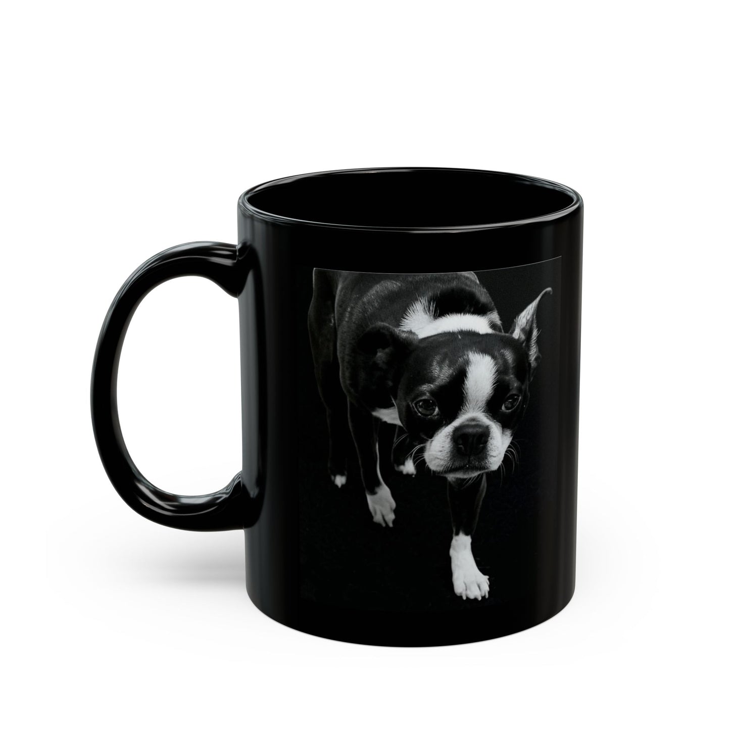 Zoja - Custom Pet Lover Mug, Black Mug for Dog Owners, Personalized Coffee Cup, Perfect Gift for Dog Lovers, Animal Rescue Fundraising