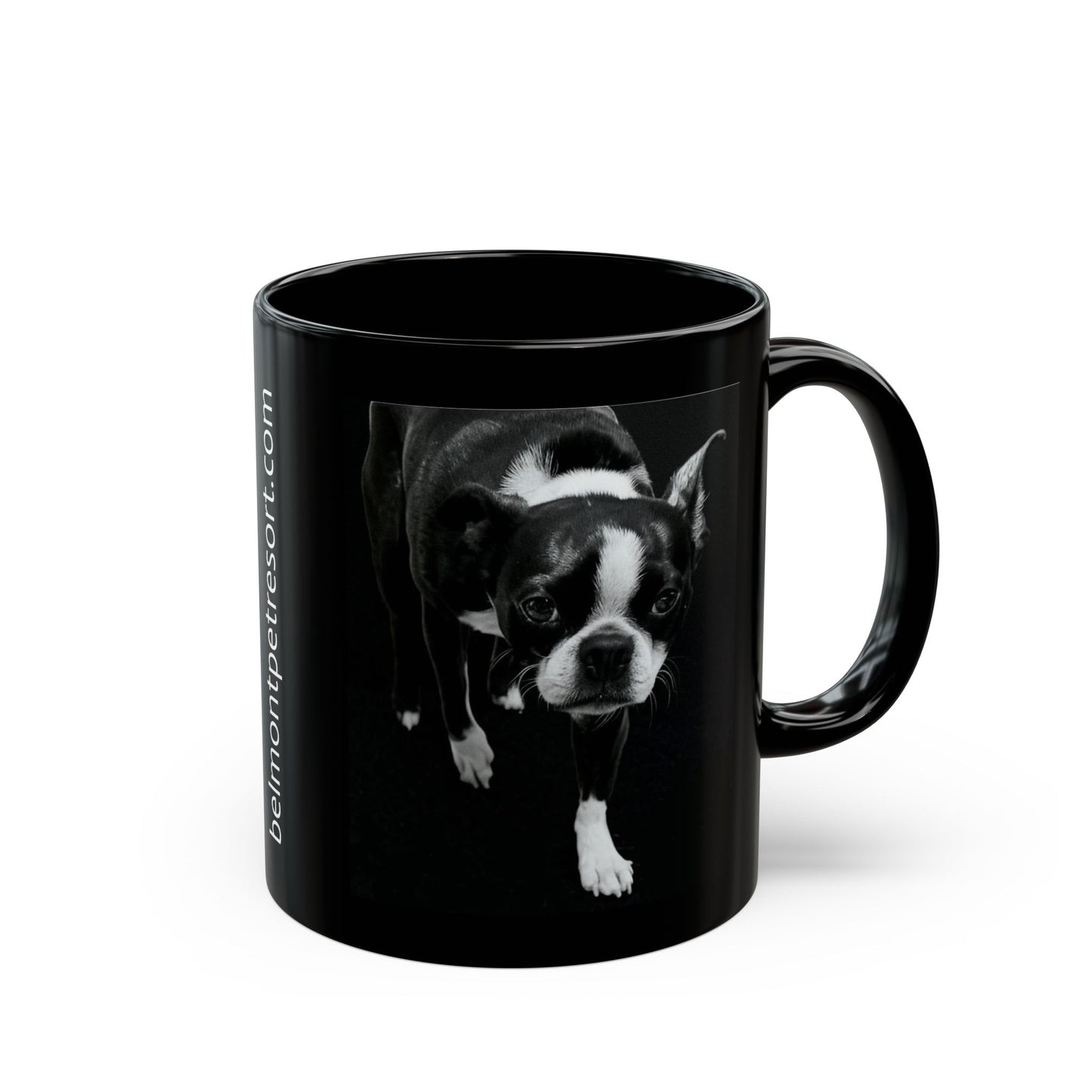 Zoja - Custom Pet Lover Mug, Black Mug for Dog Owners, Personalized Coffee Cup, Perfect Gift for Dog Lovers, Animal Rescue Fundraising