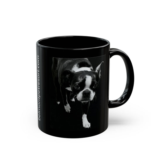 Zoja - Custom Pet Lover Mug, Black Mug for Dog Owners, Personalized Coffee Cup, Perfect Gift for Dog Lovers, Animal Rescue Fundraising