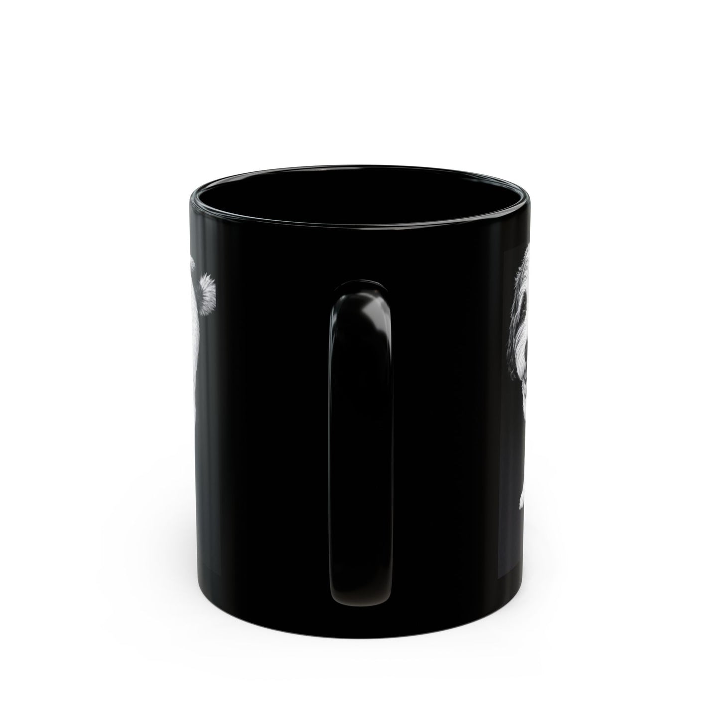 Harry - Custom Pet Lover Mug, Black Mug for Dog Owners, Personalized Coffee Cup, Perfect Gift for Dog Lovers, Animal Rescue Fundraising